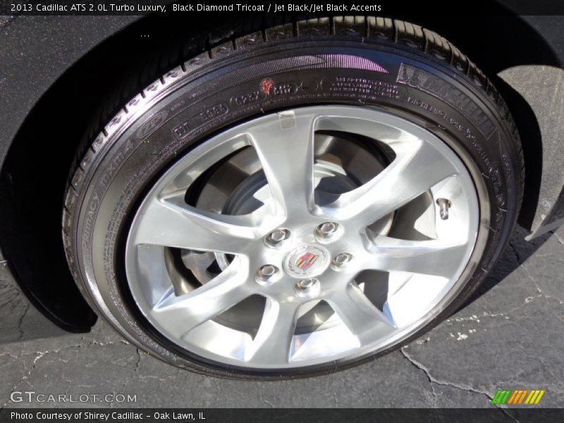 Black Diamond Tricoat / Jet Black/Jet Black Accents 2013 Cadillac ATS 2.0L Turbo Luxury