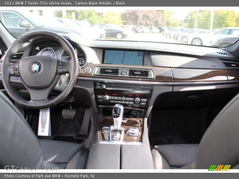 Carbon Black Metallic / Black 2011 BMW 7 Series 750i xDrive Sedan