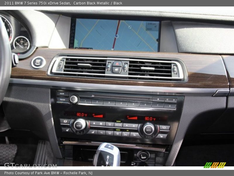 Carbon Black Metallic / Black 2011 BMW 7 Series 750i xDrive Sedan