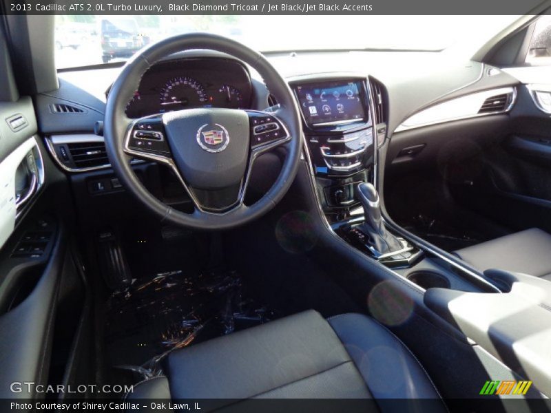 Black Diamond Tricoat / Jet Black/Jet Black Accents 2013 Cadillac ATS 2.0L Turbo Luxury
