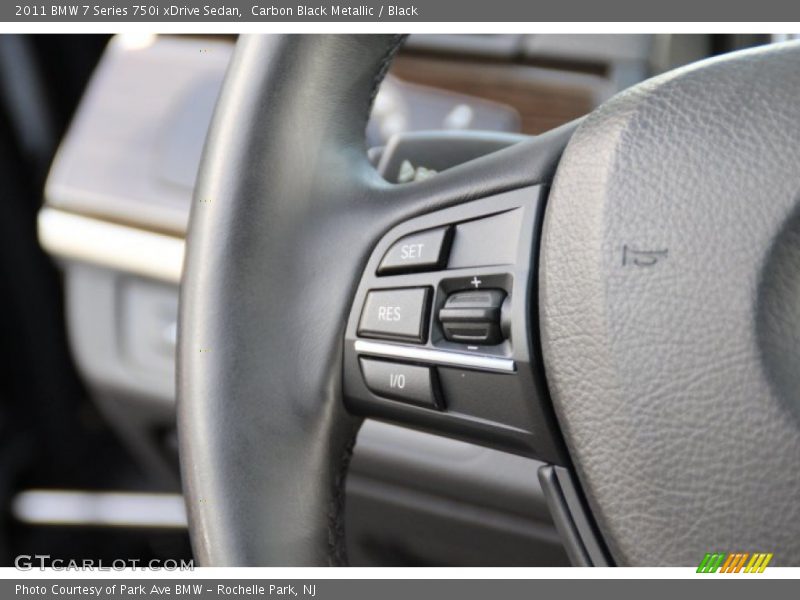 Carbon Black Metallic / Black 2011 BMW 7 Series 750i xDrive Sedan