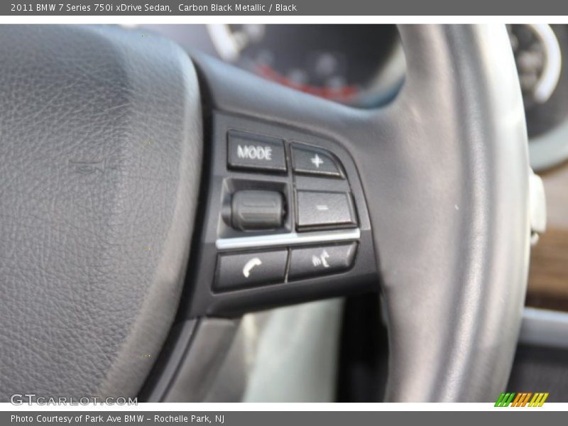 Carbon Black Metallic / Black 2011 BMW 7 Series 750i xDrive Sedan