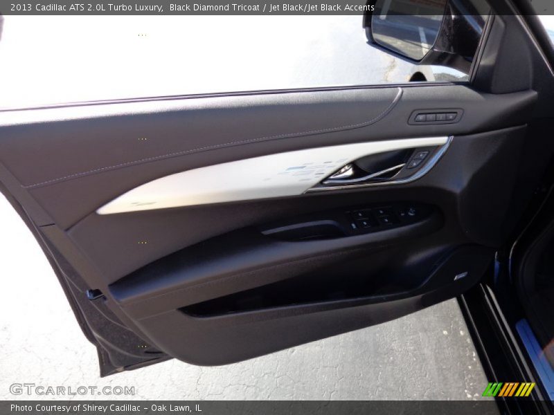 Black Diamond Tricoat / Jet Black/Jet Black Accents 2013 Cadillac ATS 2.0L Turbo Luxury