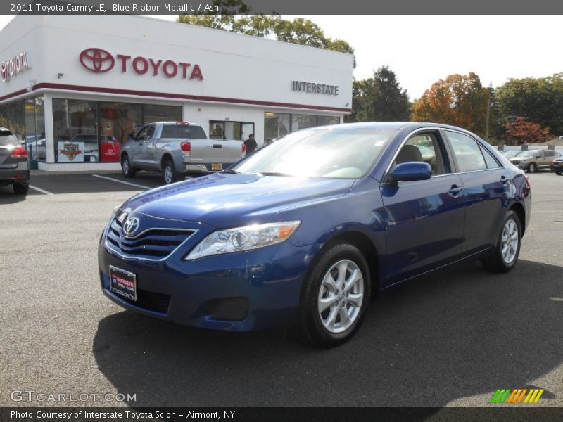 Blue Ribbon Metallic / Ash 2011 Toyota Camry LE