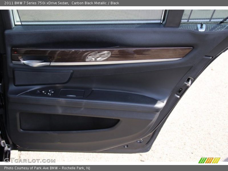 Carbon Black Metallic / Black 2011 BMW 7 Series 750i xDrive Sedan