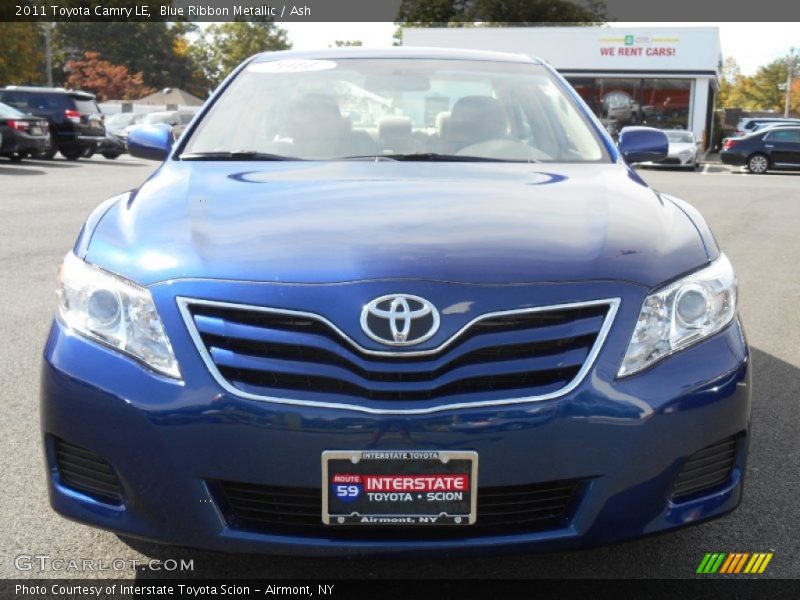 Blue Ribbon Metallic / Ash 2011 Toyota Camry LE