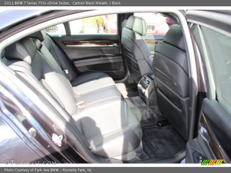 Carbon Black Metallic / Black 2011 BMW 7 Series 750i xDrive Sedan