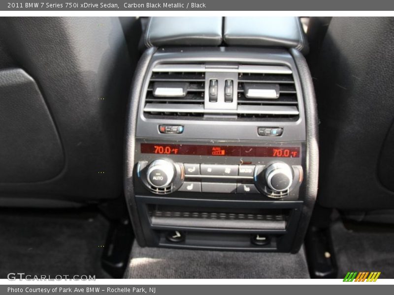 Carbon Black Metallic / Black 2011 BMW 7 Series 750i xDrive Sedan