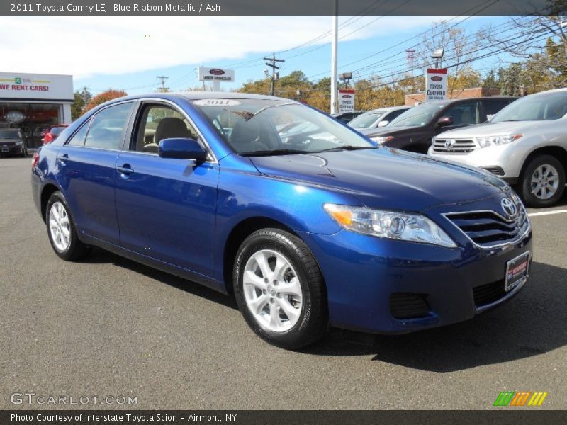 Blue Ribbon Metallic / Ash 2011 Toyota Camry LE