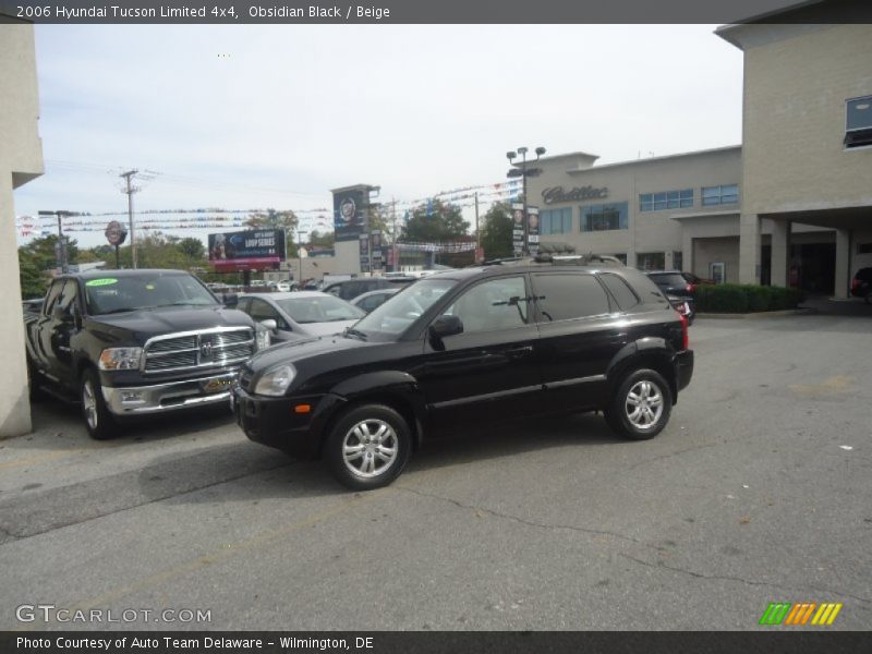 Obsidian Black / Beige 2006 Hyundai Tucson Limited 4x4