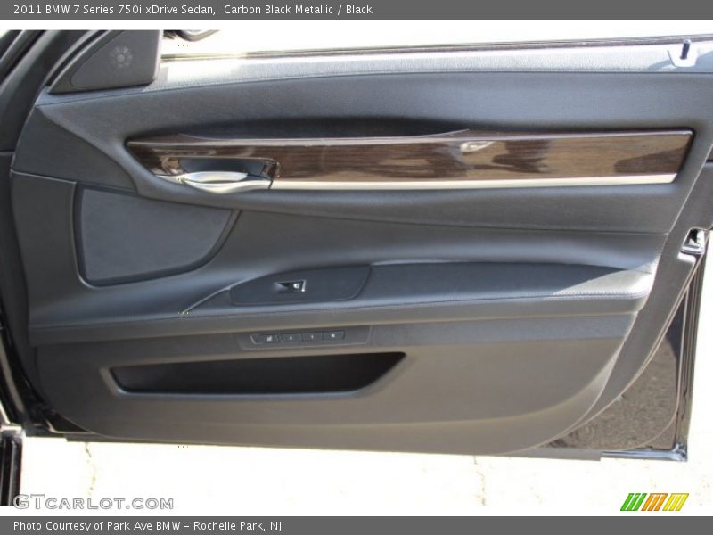 Carbon Black Metallic / Black 2011 BMW 7 Series 750i xDrive Sedan