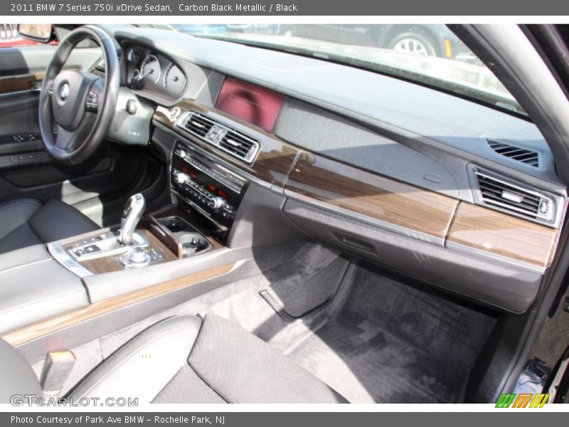 Carbon Black Metallic / Black 2011 BMW 7 Series 750i xDrive Sedan