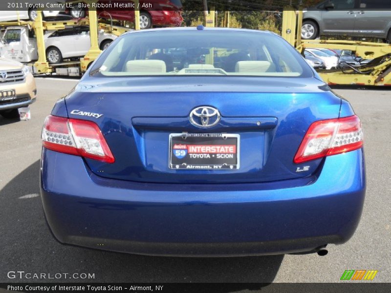 Blue Ribbon Metallic / Ash 2011 Toyota Camry LE