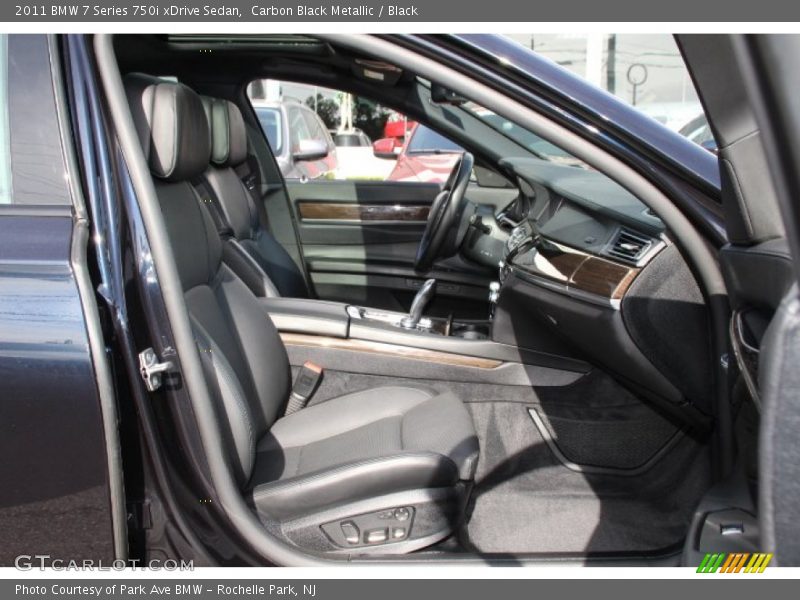Carbon Black Metallic / Black 2011 BMW 7 Series 750i xDrive Sedan