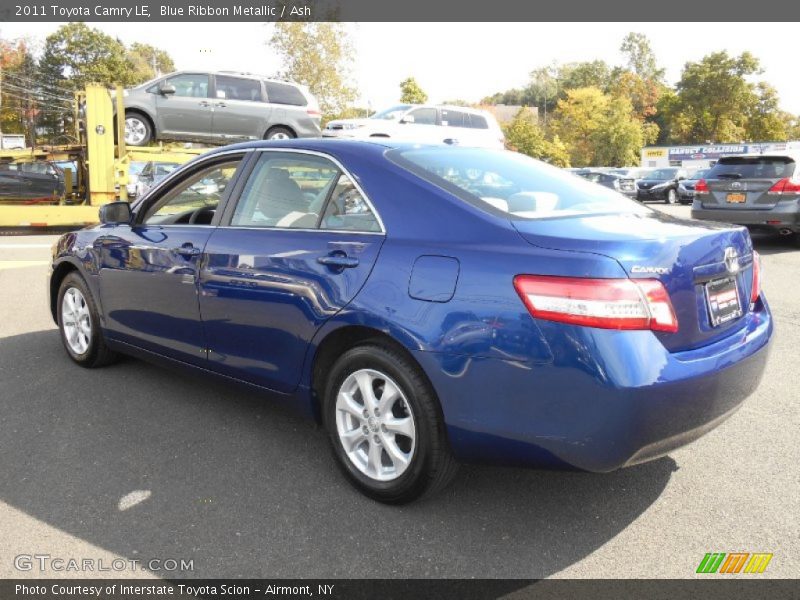 Blue Ribbon Metallic / Ash 2011 Toyota Camry LE