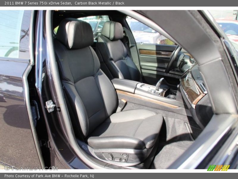 Carbon Black Metallic / Black 2011 BMW 7 Series 750i xDrive Sedan