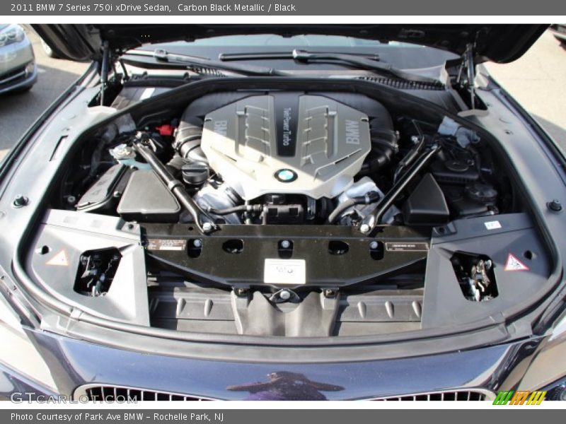 Carbon Black Metallic / Black 2011 BMW 7 Series 750i xDrive Sedan