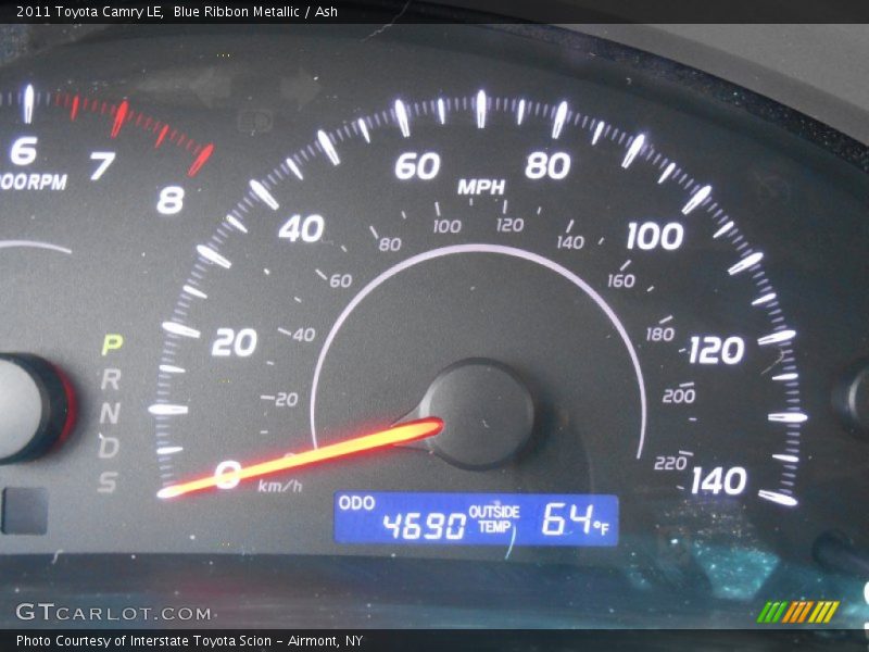 Blue Ribbon Metallic / Ash 2011 Toyota Camry LE