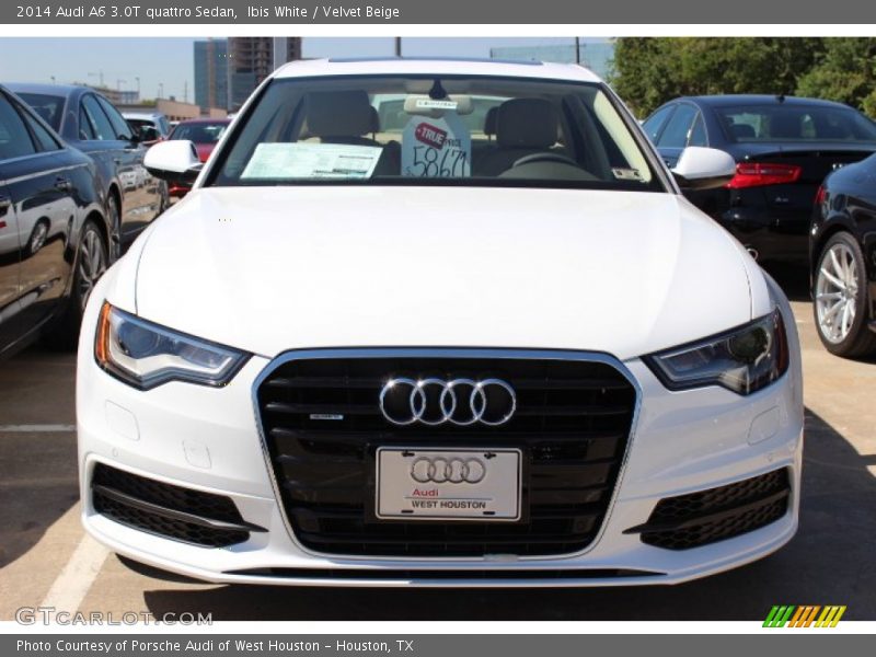 Ibis White / Velvet Beige 2014 Audi A6 3.0T quattro Sedan