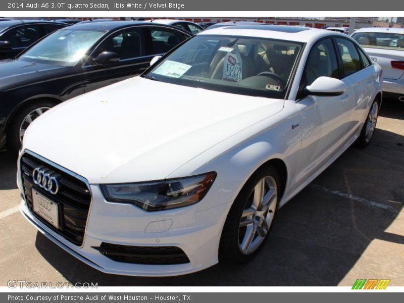 Ibis White / Velvet Beige 2014 Audi A6 3.0T quattro Sedan