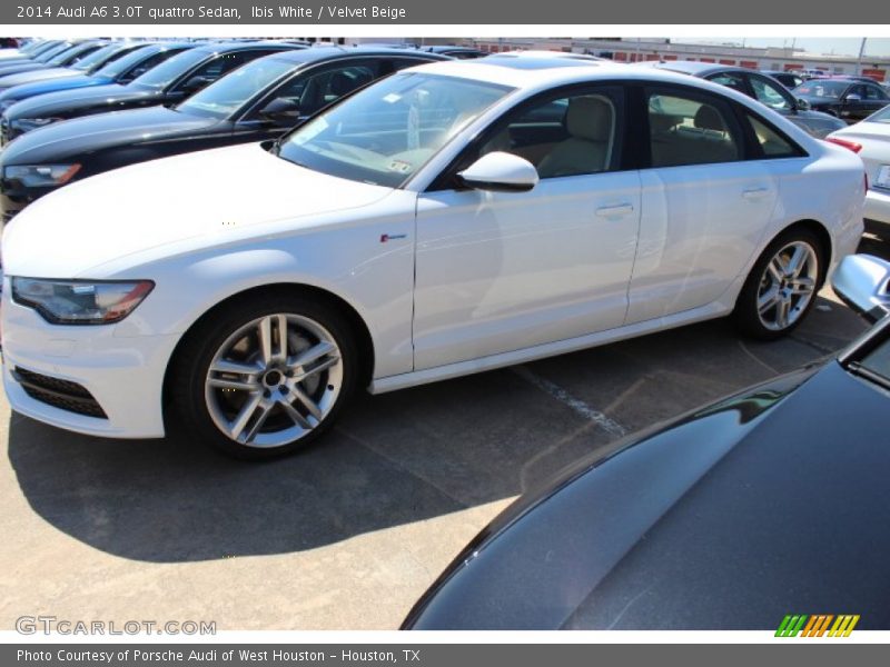 Ibis White / Velvet Beige 2014 Audi A6 3.0T quattro Sedan