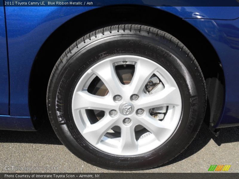 Blue Ribbon Metallic / Ash 2011 Toyota Camry LE