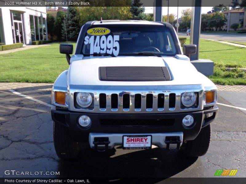 Birch White / Ebony Black 2008 Hummer H3 X