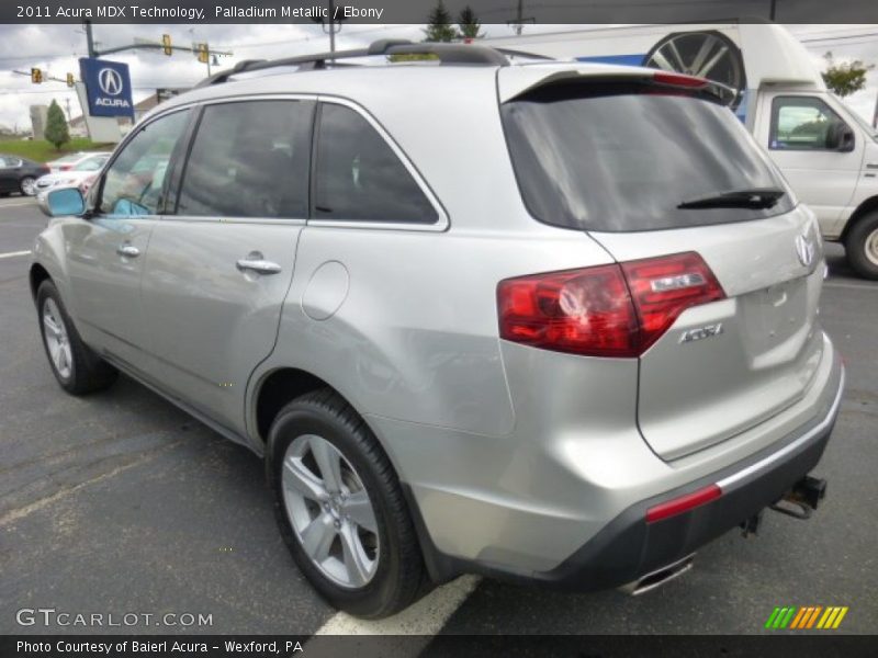 Palladium Metallic / Ebony 2011 Acura MDX Technology