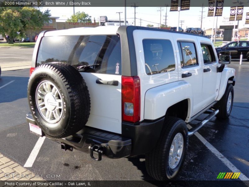 Birch White / Ebony Black 2008 Hummer H3 X