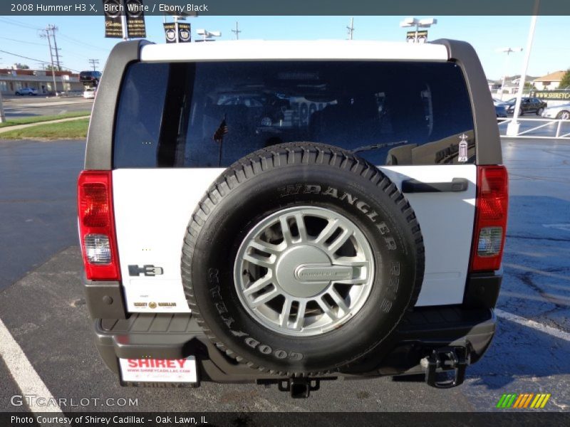Birch White / Ebony Black 2008 Hummer H3 X
