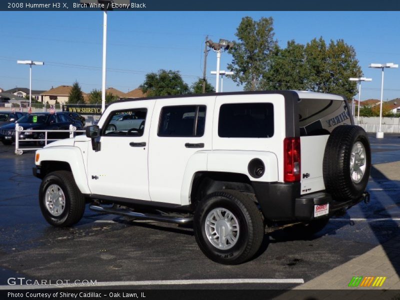 Birch White / Ebony Black 2008 Hummer H3 X