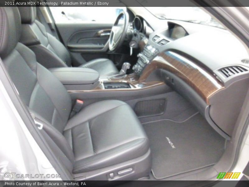 Palladium Metallic / Ebony 2011 Acura MDX Technology