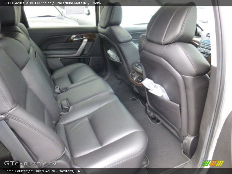 Palladium Metallic / Ebony 2011 Acura MDX Technology