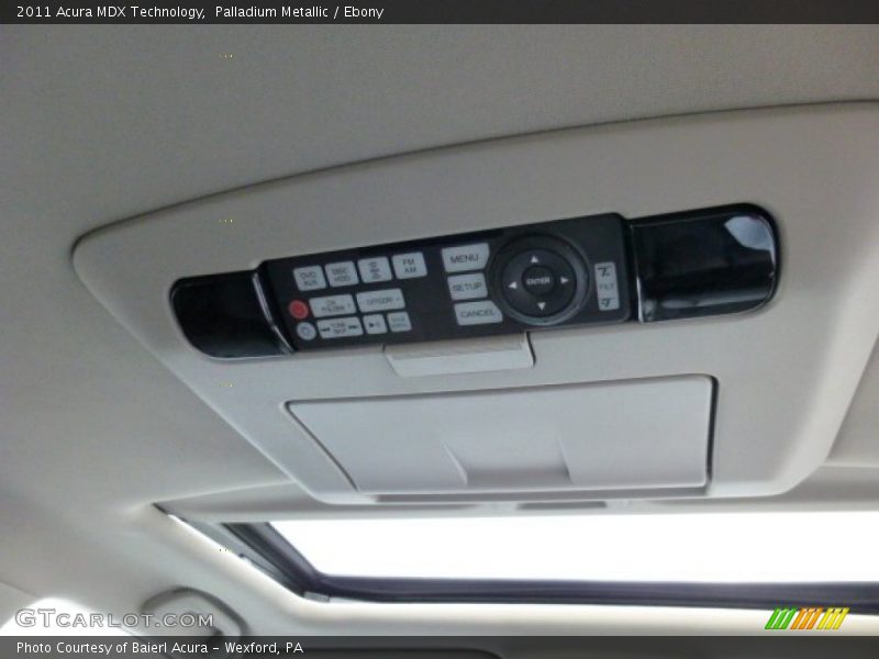 Palladium Metallic / Ebony 2011 Acura MDX Technology