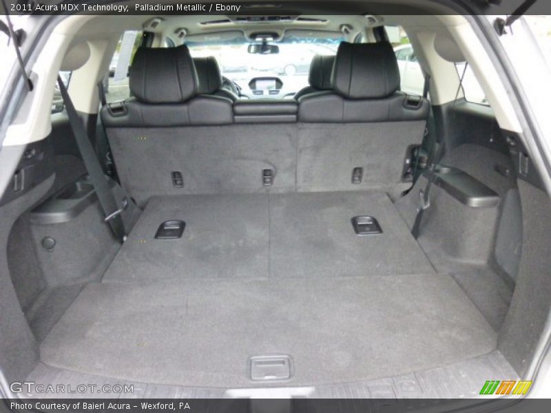 Palladium Metallic / Ebony 2011 Acura MDX Technology