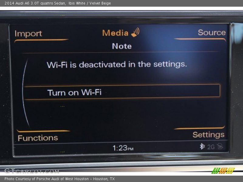 Ibis White / Velvet Beige 2014 Audi A6 3.0T quattro Sedan