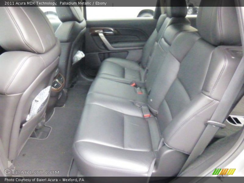 Palladium Metallic / Ebony 2011 Acura MDX Technology