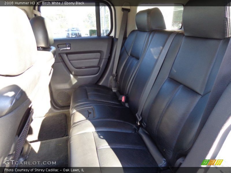 Birch White / Ebony Black 2008 Hummer H3 X