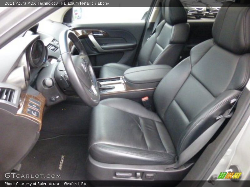 Palladium Metallic / Ebony 2011 Acura MDX Technology