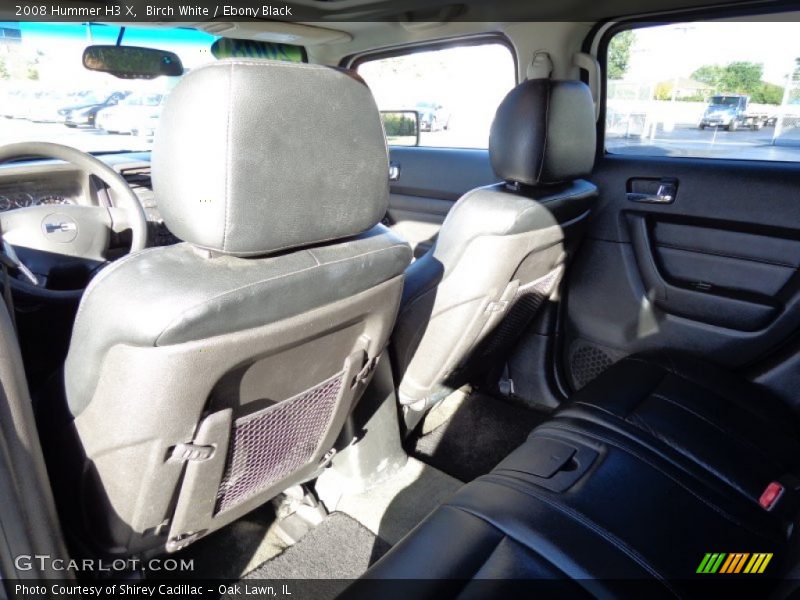 Birch White / Ebony Black 2008 Hummer H3 X