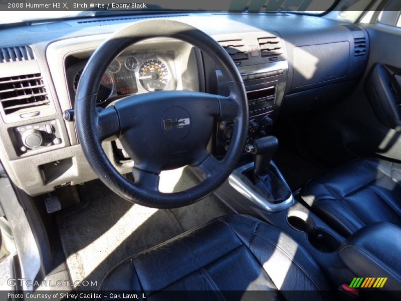 Birch White / Ebony Black 2008 Hummer H3 X