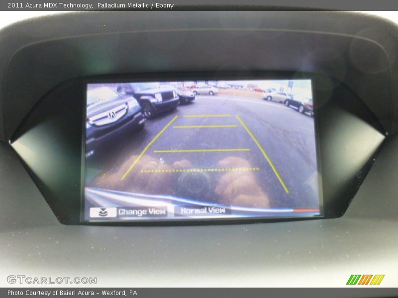 Palladium Metallic / Ebony 2011 Acura MDX Technology
