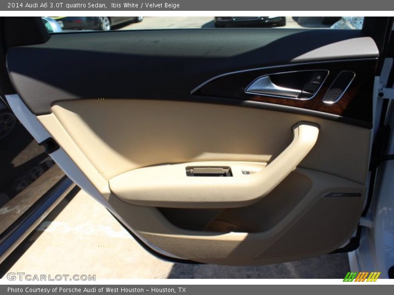 Ibis White / Velvet Beige 2014 Audi A6 3.0T quattro Sedan