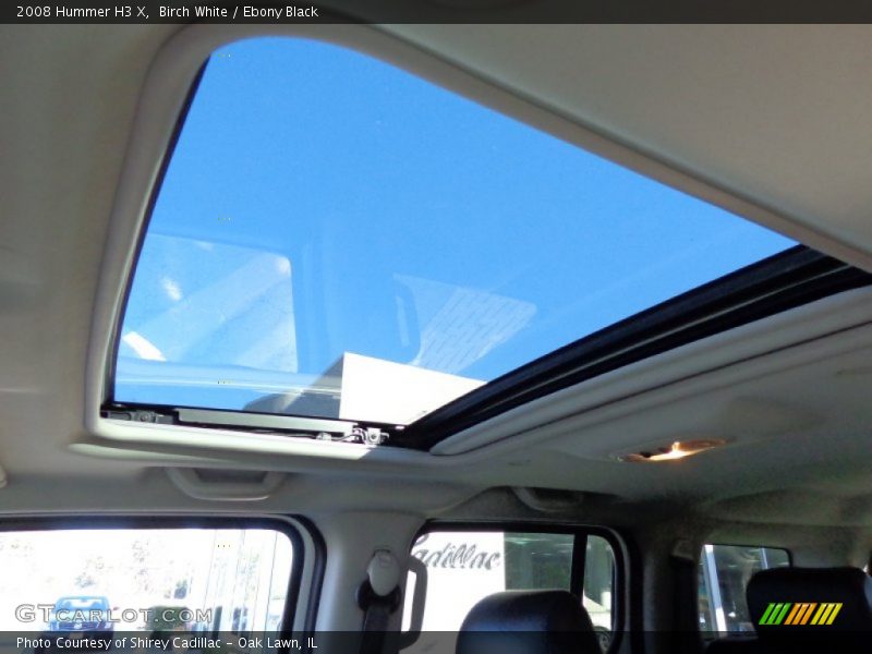 Birch White / Ebony Black 2008 Hummer H3 X