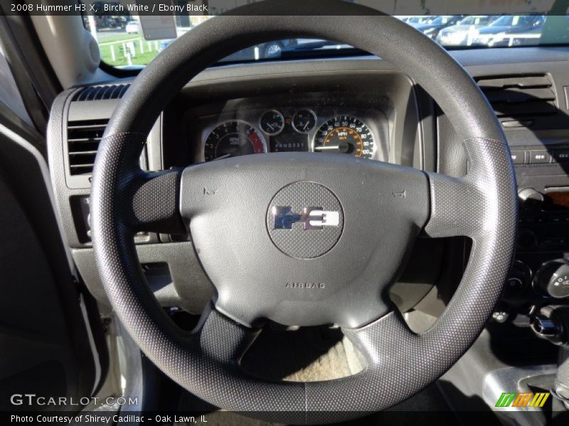 Birch White / Ebony Black 2008 Hummer H3 X
