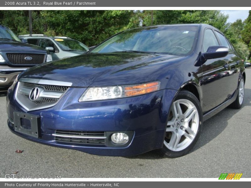 Royal Blue Pearl / Parchment 2008 Acura TL 3.2