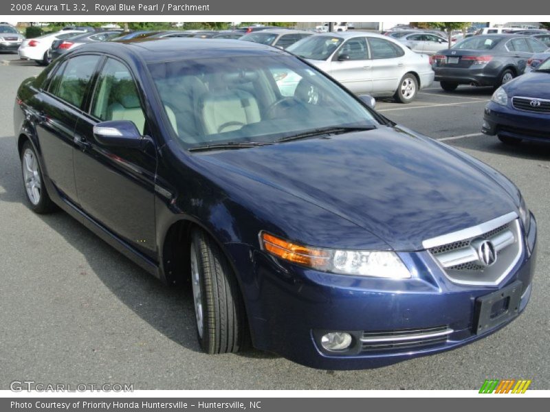 Royal Blue Pearl / Parchment 2008 Acura TL 3.2