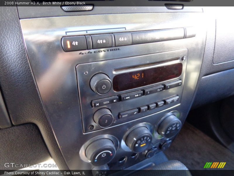 Birch White / Ebony Black 2008 Hummer H3 X