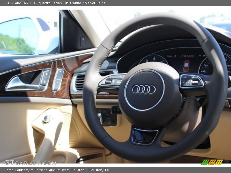 Ibis White / Velvet Beige 2014 Audi A6 3.0T quattro Sedan