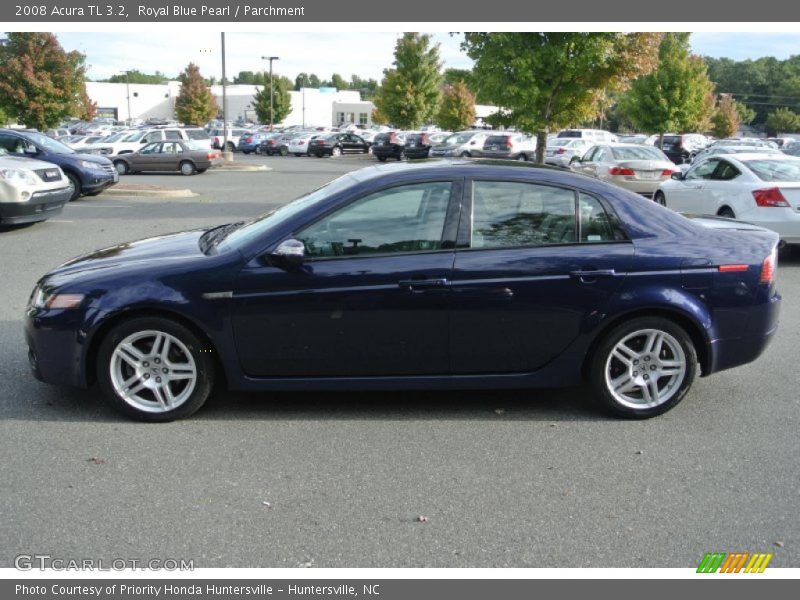 Royal Blue Pearl / Parchment 2008 Acura TL 3.2
